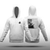 BÓBRkurwa Hoodie<br>(napszemüveges-fehér) - Image 2
