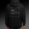 bóbr. definíció hoodie<br>(fekete) - Image 3