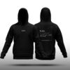 bóbr. definíció hoodie<br>(fekete) - Image 2