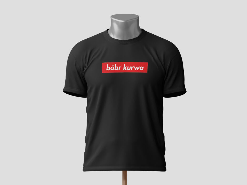 bóbr kurwa póló <br> Supreme style