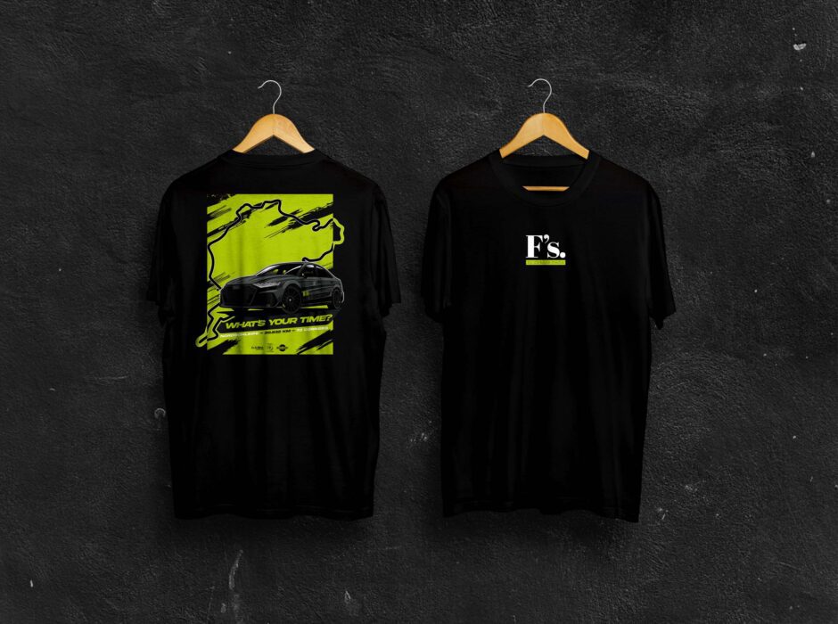 RS Nürburgring Póló<br>Premium Oversized Fekete